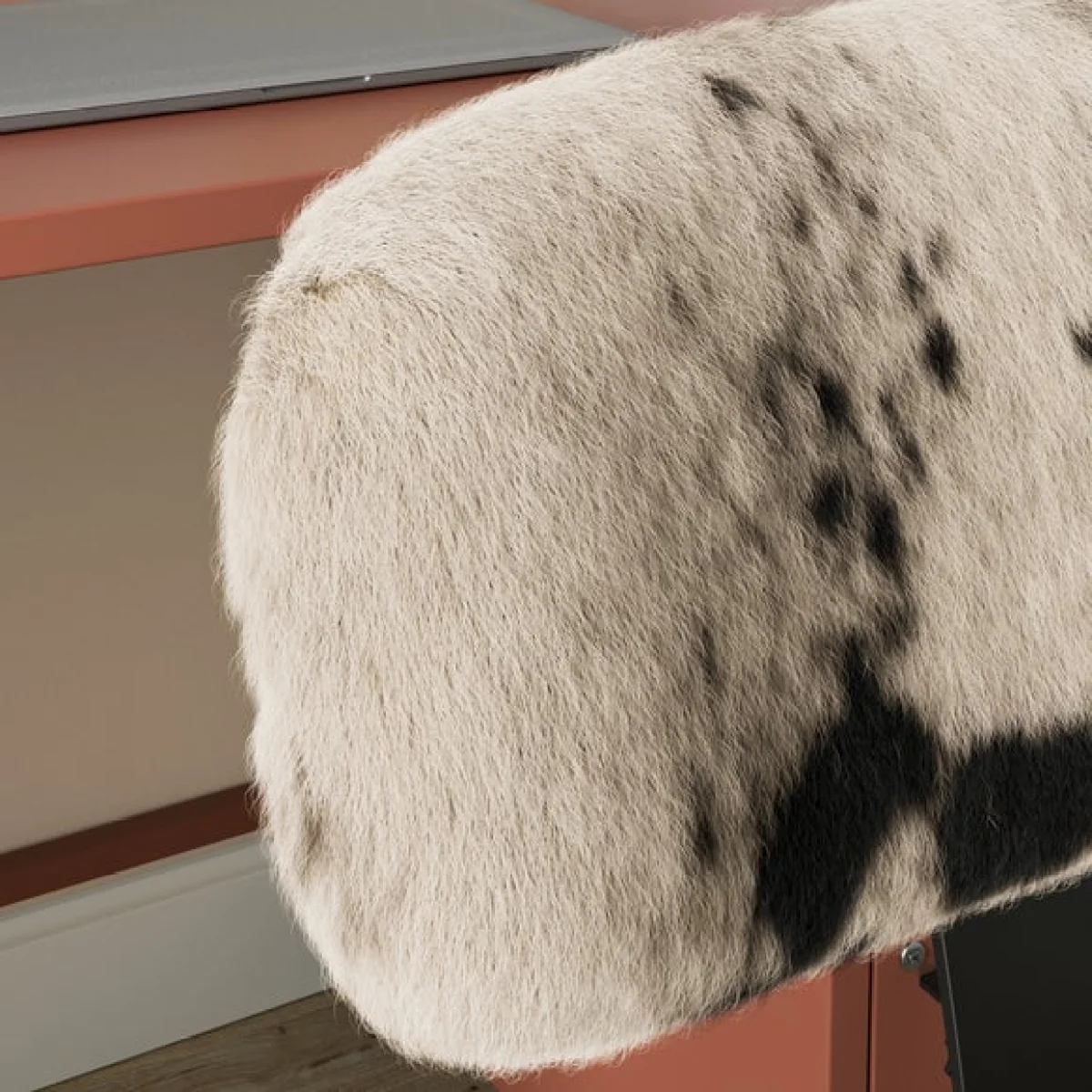 Maisie Meditation Cow Print Office Chair – image 7