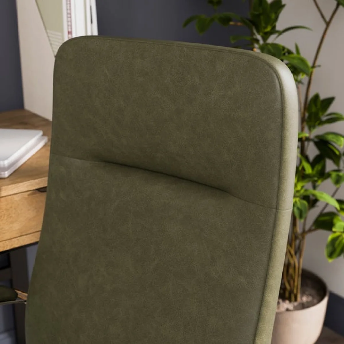 Alderton Faux Leather Office Chair – image 3