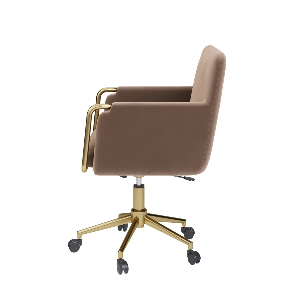 Mink Velvet Office Swivel Tub Chair - Sonny – image 12