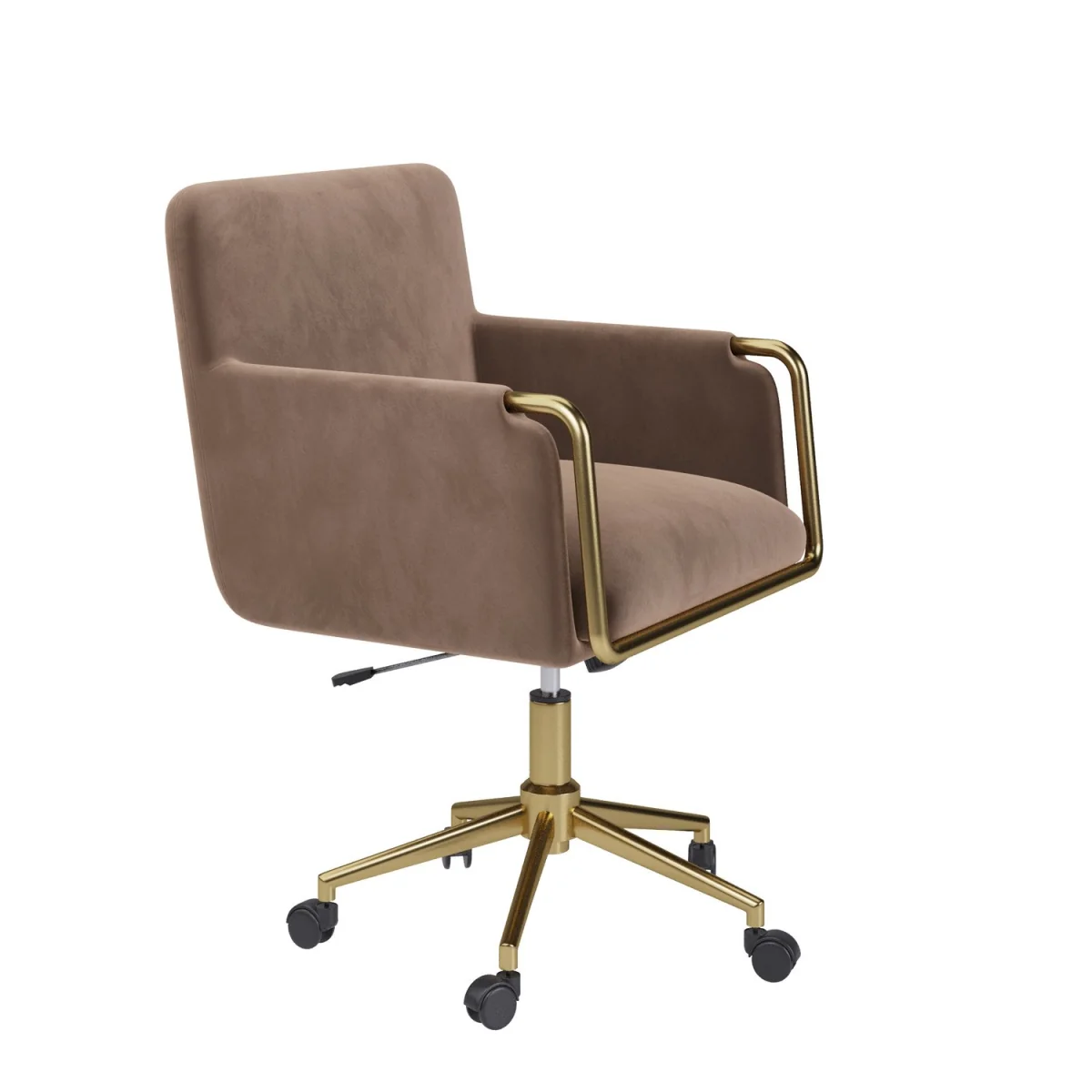 Mink Velvet Office Swivel Tub Chair - Sonny – image 6