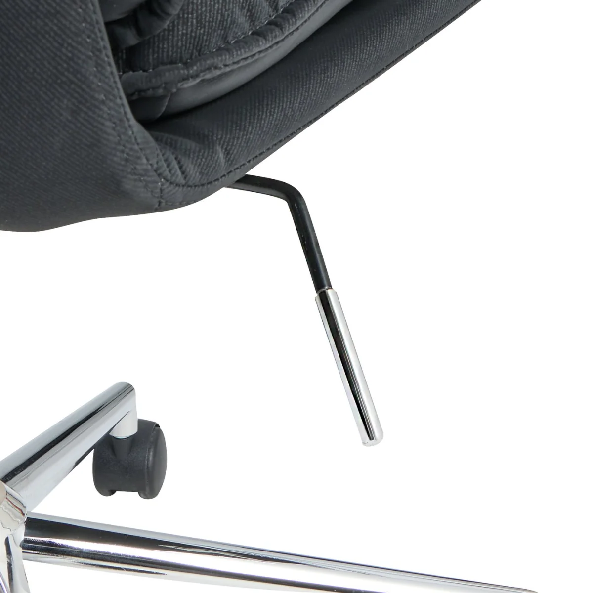 Habitat Orwell Soft PU Office Chair - Black – image 7