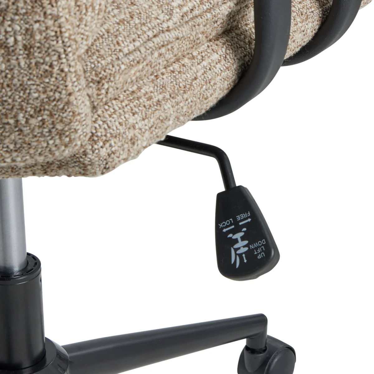 Habitat Irving Fabric Office Chair - Grey – image 7