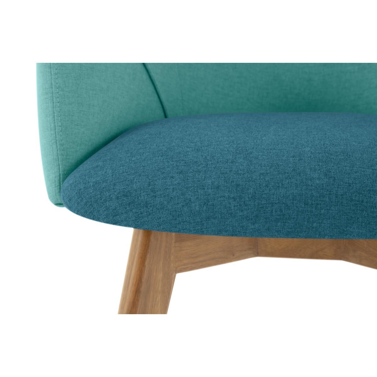 Lule Office Chair, Mineral Blue and Emerald Green – image 7