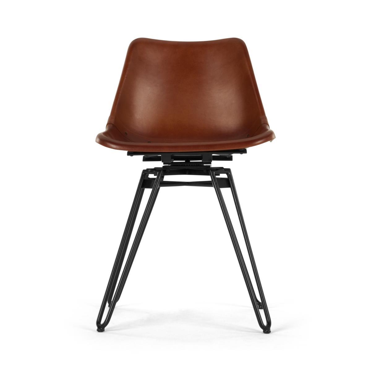 Kendal Office Chair, Tan and Black – image 2