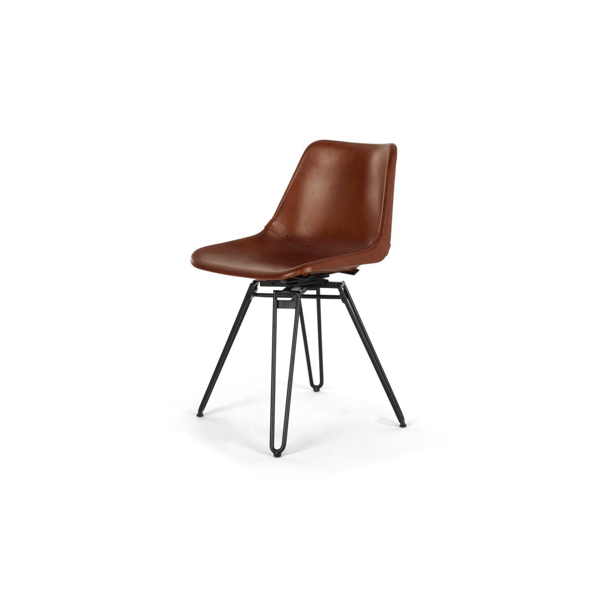 Kendal Office Chair, Tan and Black – image 3