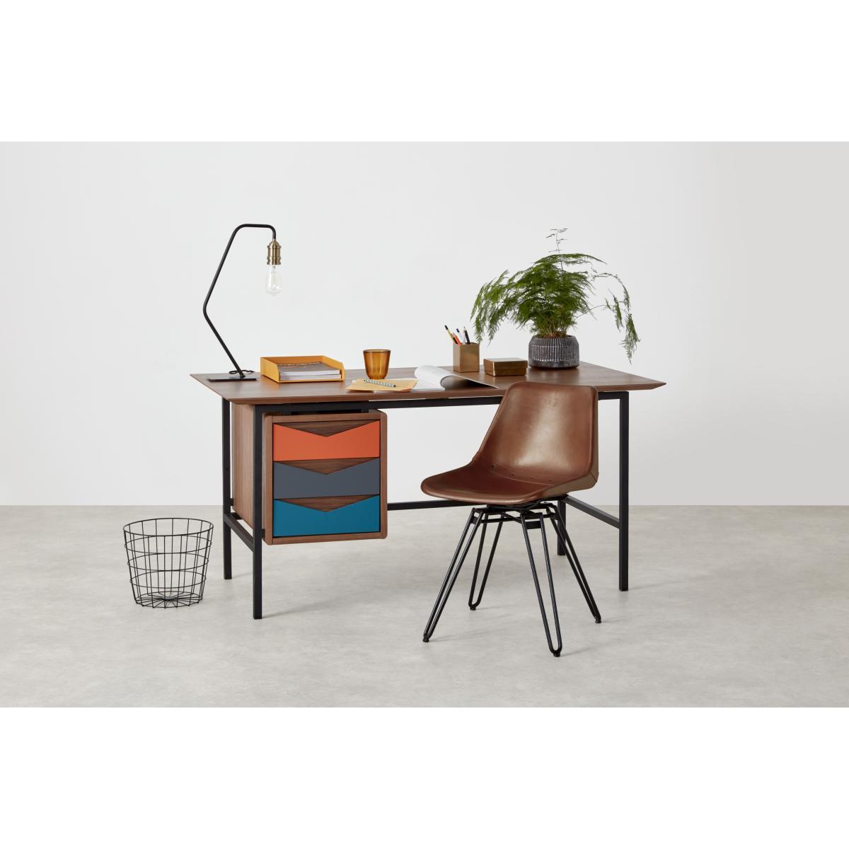 Kendal Office Chair, Tan and Black – image 4