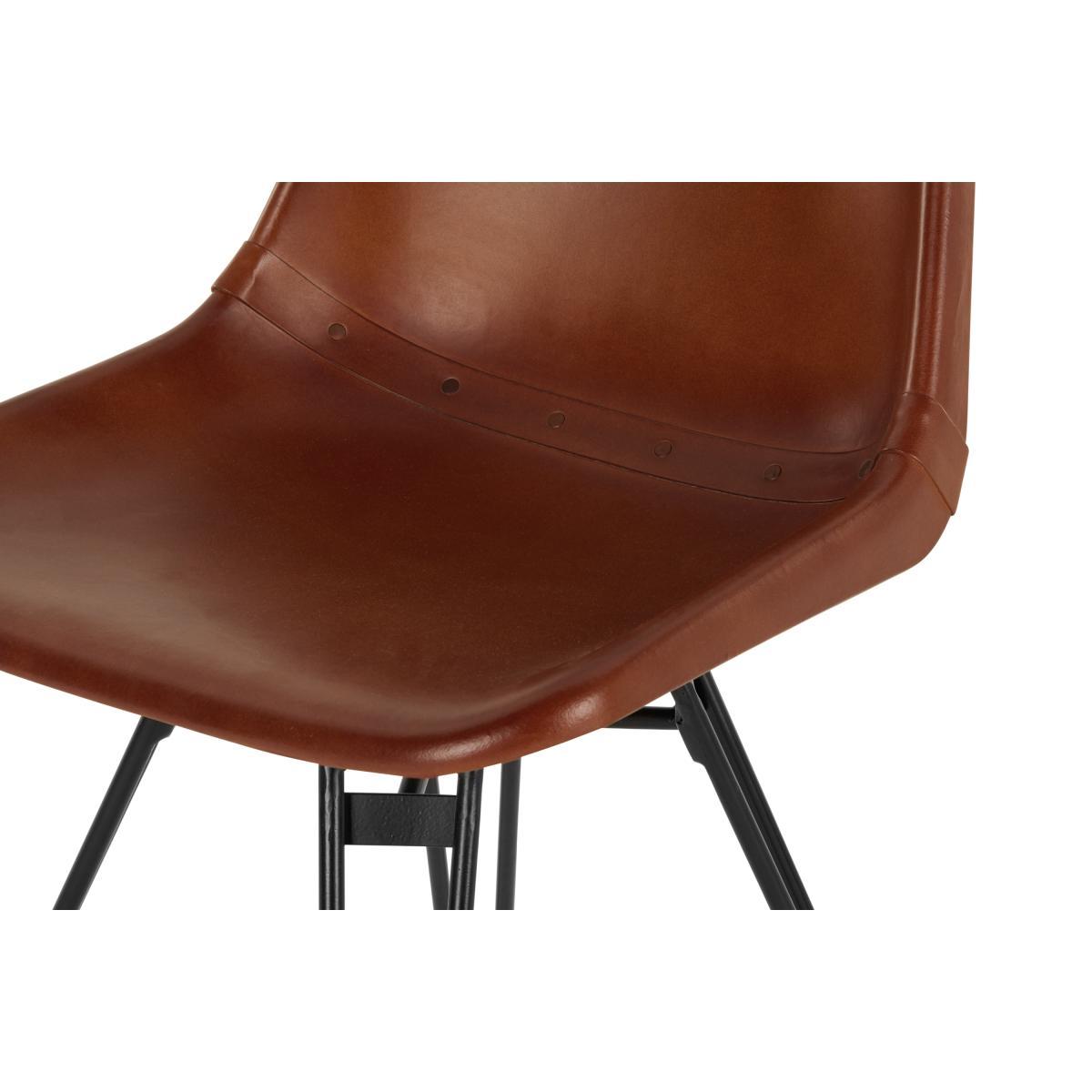 Kendal Office Chair, Tan and Black – image 5