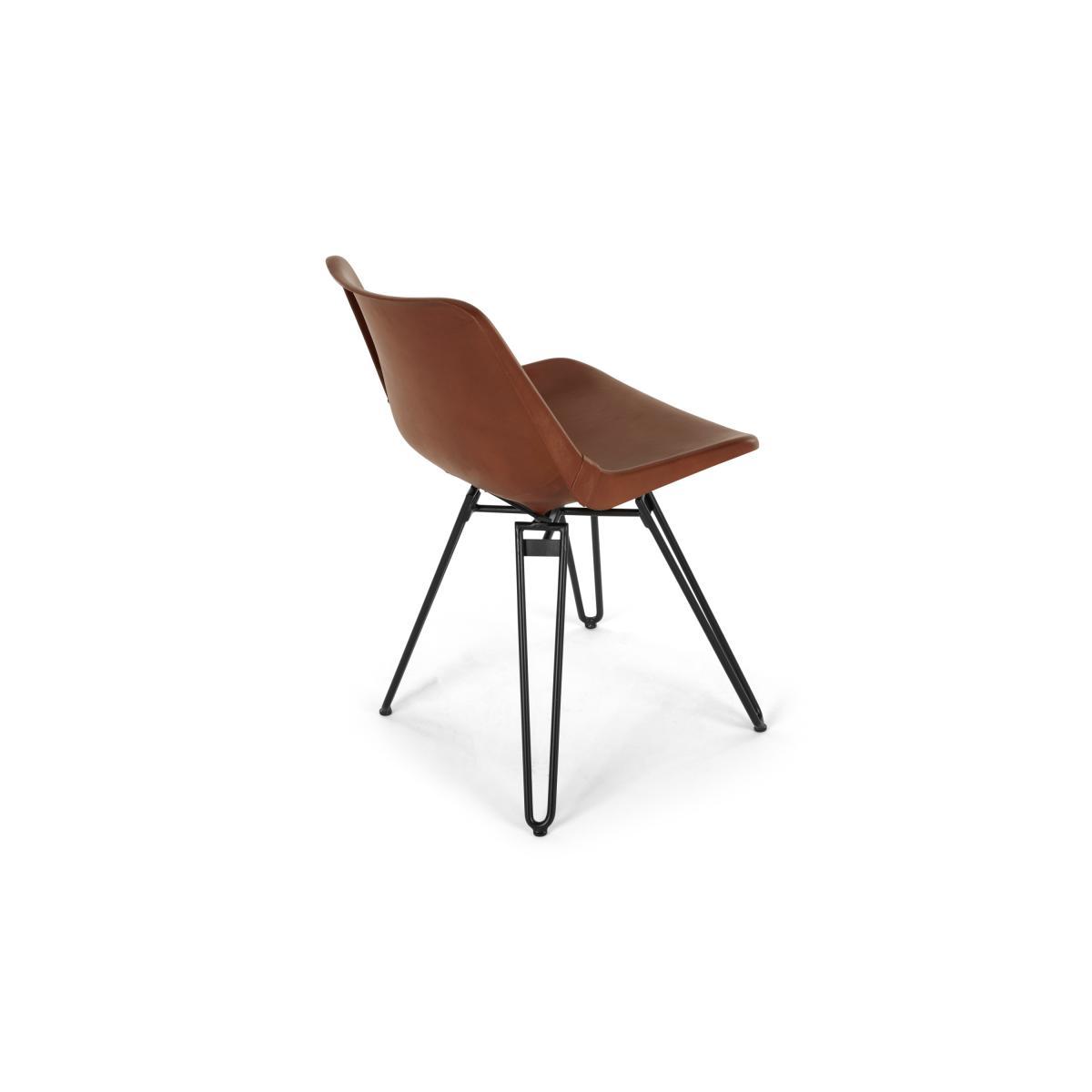 Kendal Office Chair, Tan and Black – image 6