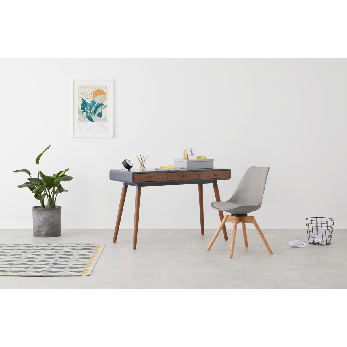 Thelma Office Chair, Grey – image 3