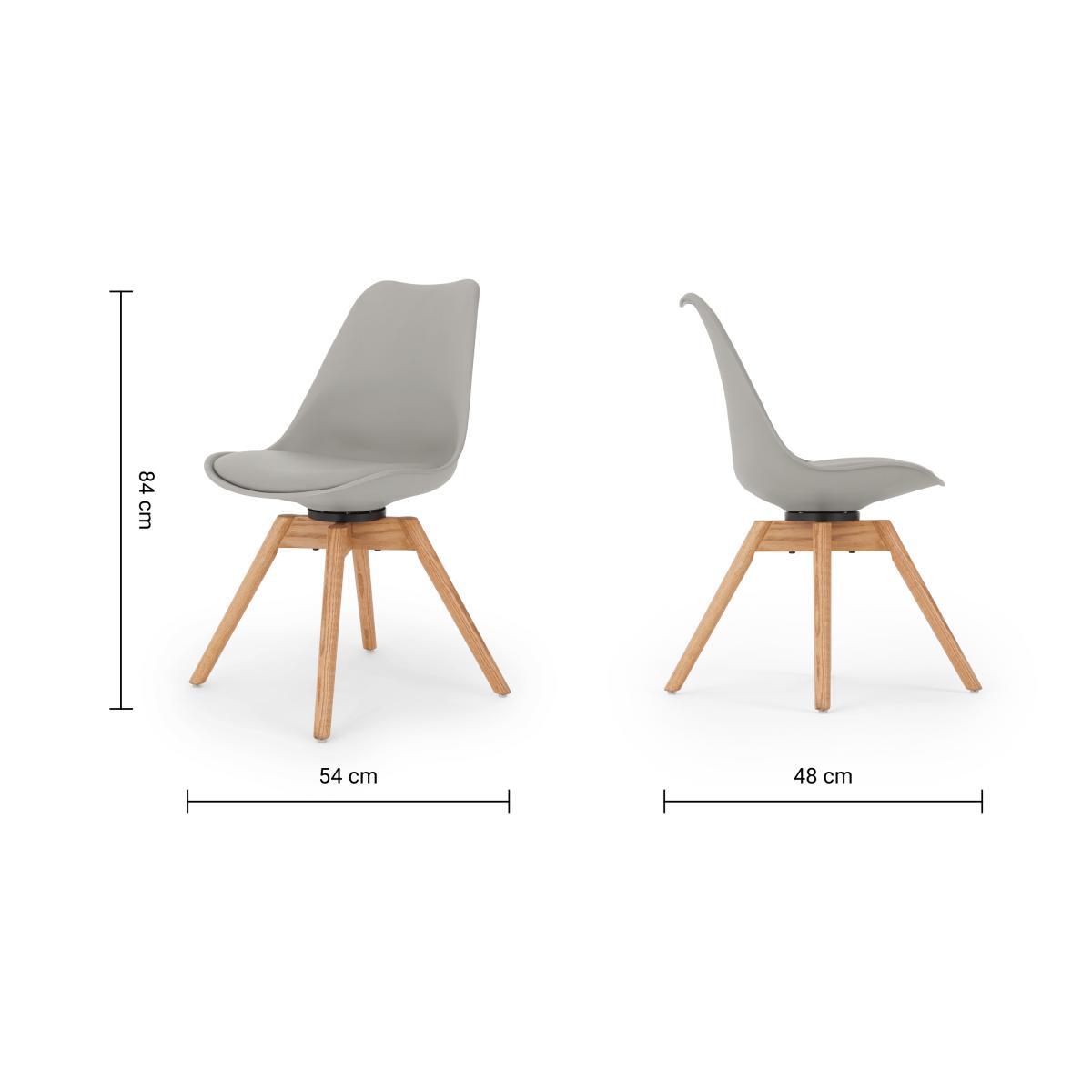 Thelma Office Chair, Grey – image 8