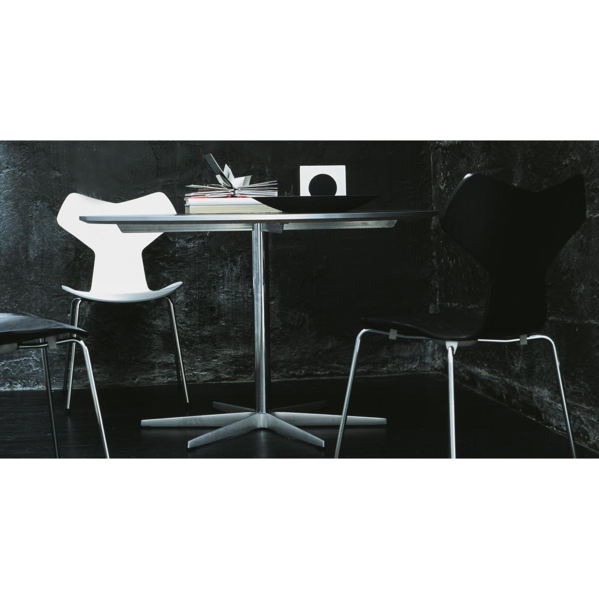 Grand Prix Stacking chair - Wood by Fritz Hansen White – image 2