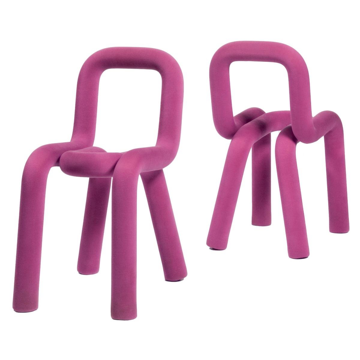 Bold Padded chair - Fabric by Moustache Pink – image 2
