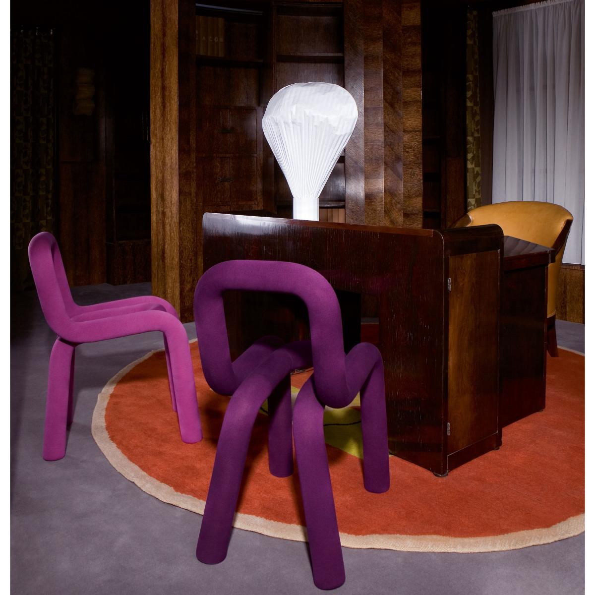 Bold Padded chair - Fabric by Moustache Pink – image 3