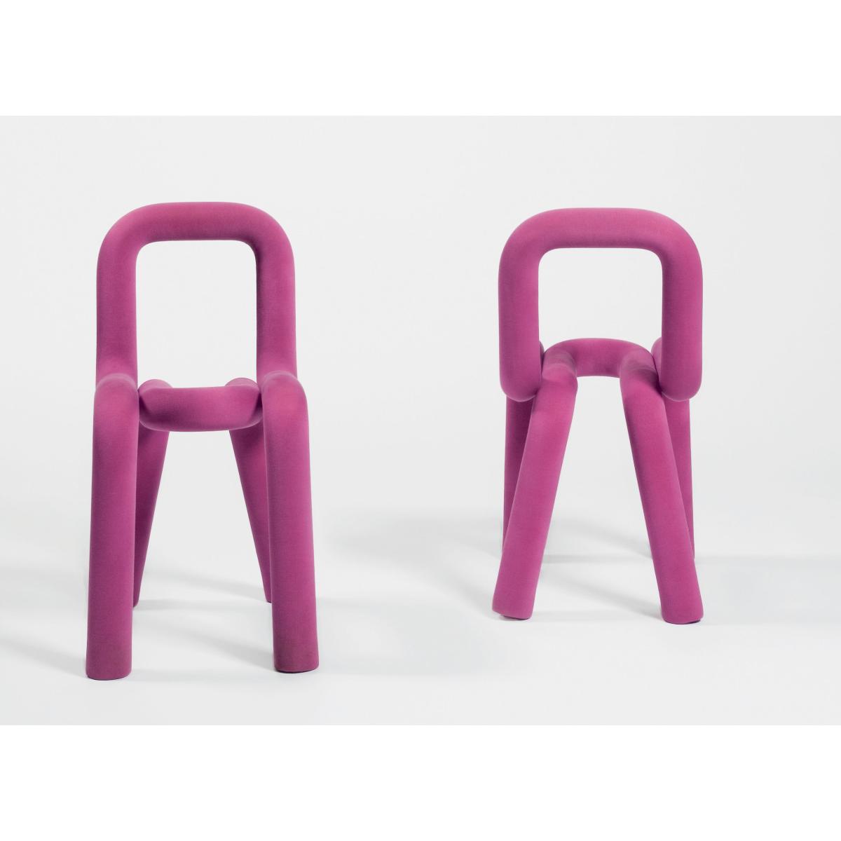 Bold Padded chair - Fabric by Moustache Pink – image 5