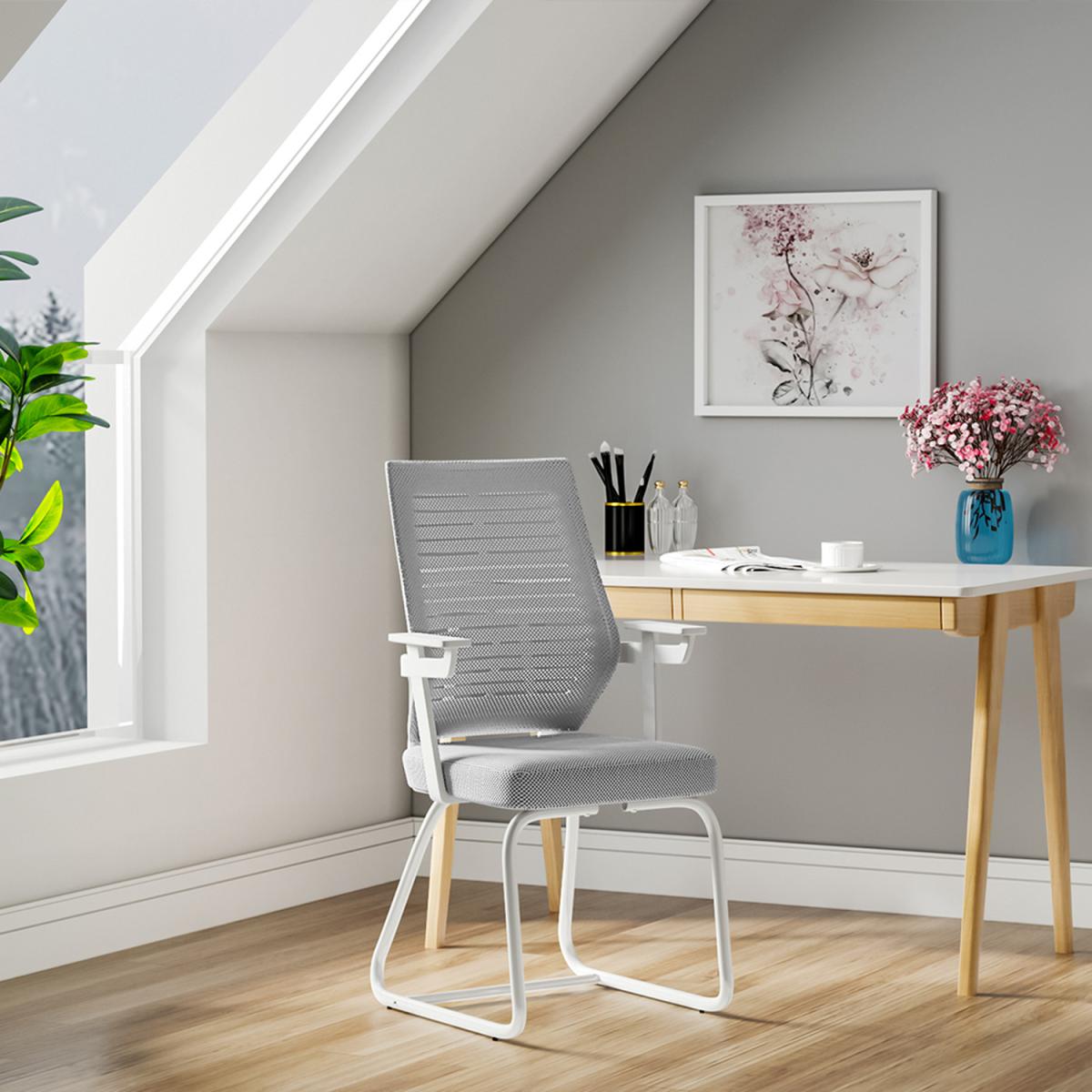 Ergonomic Mesh Lumbar Support Computer Chair - Grey – image 8