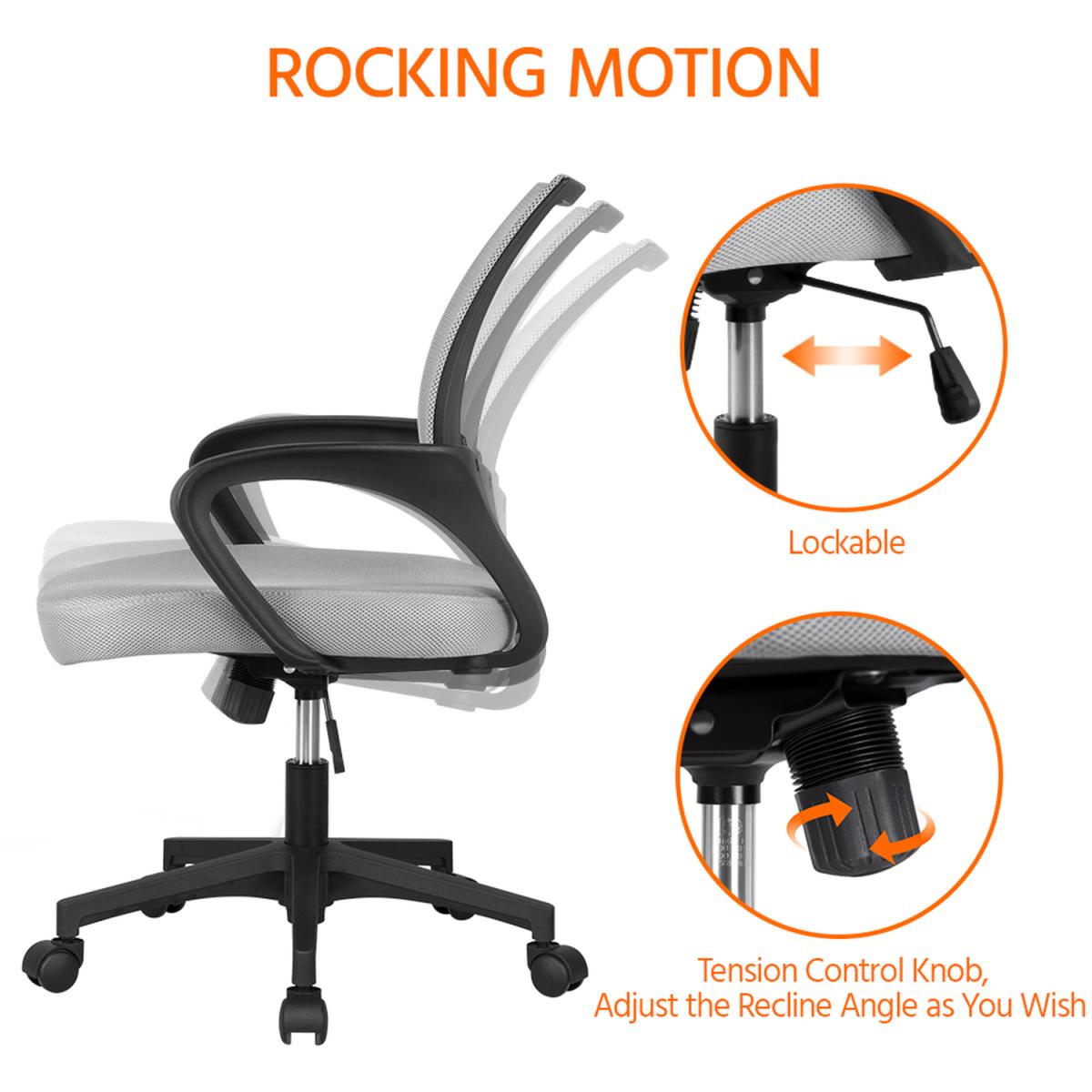 Yaheetech Ergonomic Mesh Office Chair - Grey – image 6