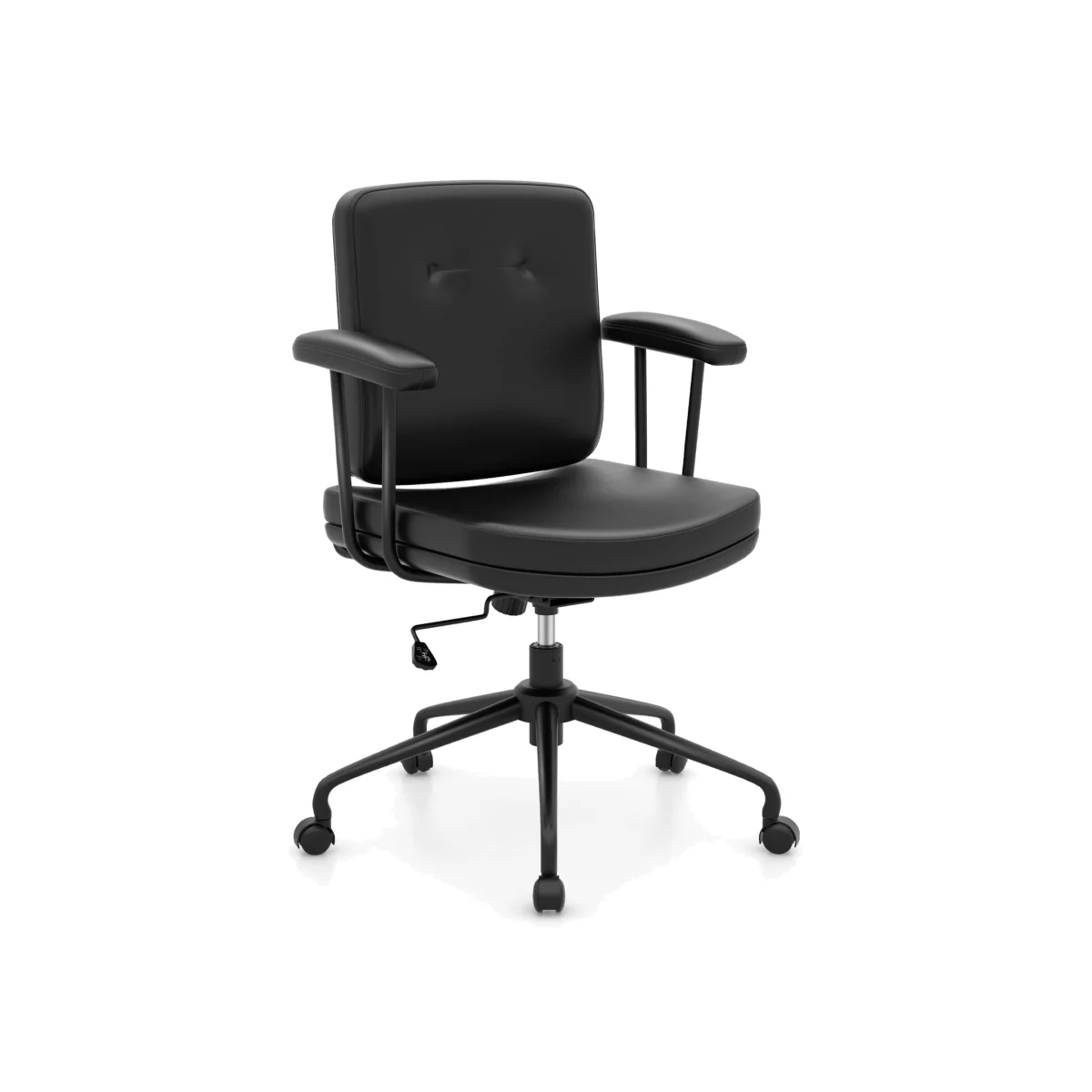 Coffee Compact Home Office Chair – image 1