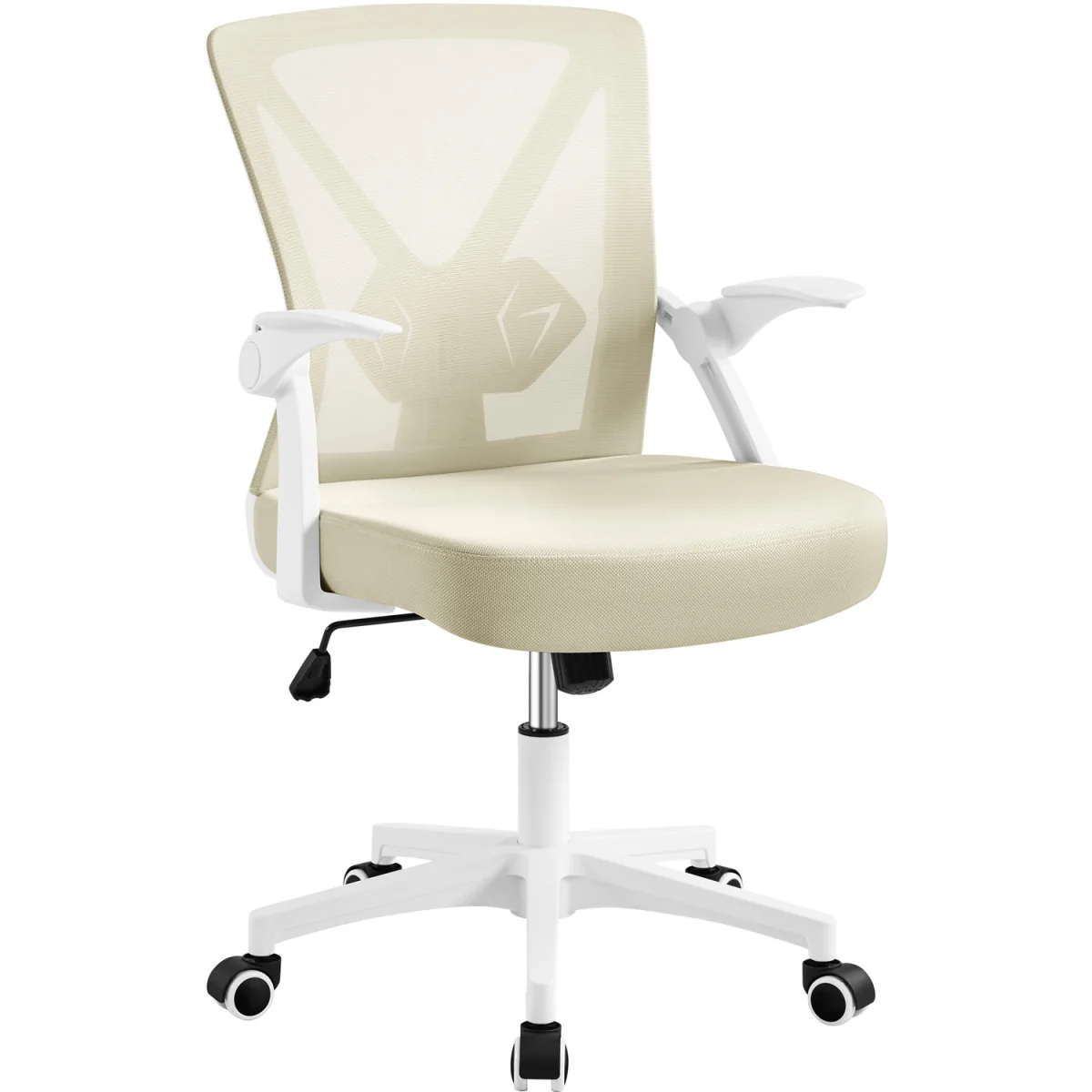 Yaheetech Ergonomic Mesh Office Chair - Beige – image 2