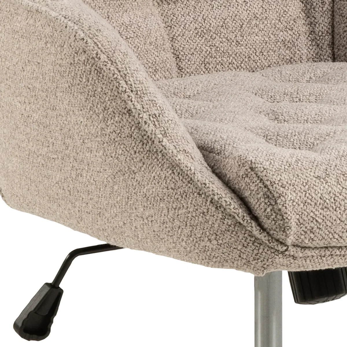 Erik Gas Lift Desk Chair in Monza Beige - Beige – image 2