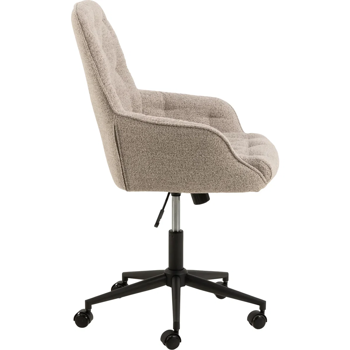Erik Gas Lift Desk Chair in Monza Beige - Beige – image 4