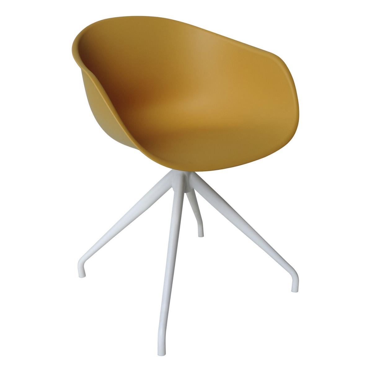Lara Tub Office Chair - Mustard – image 2