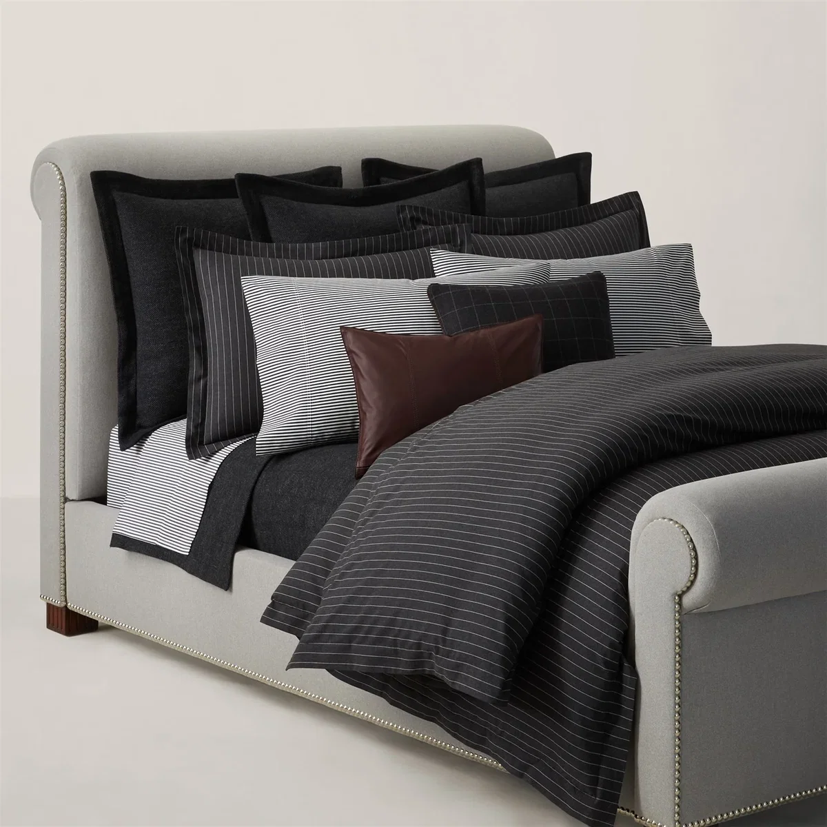 RalphLaurenHome Modern Driver Landyn Grey Duvet Cover – image 4