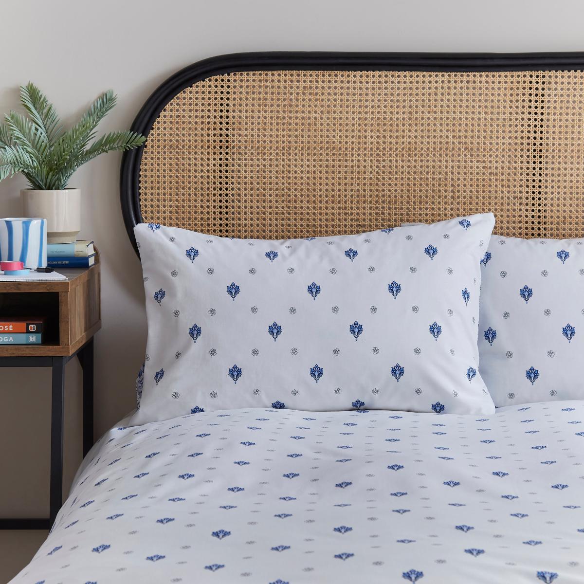Jessie Blue Duvet Cover Set Blue – image 4