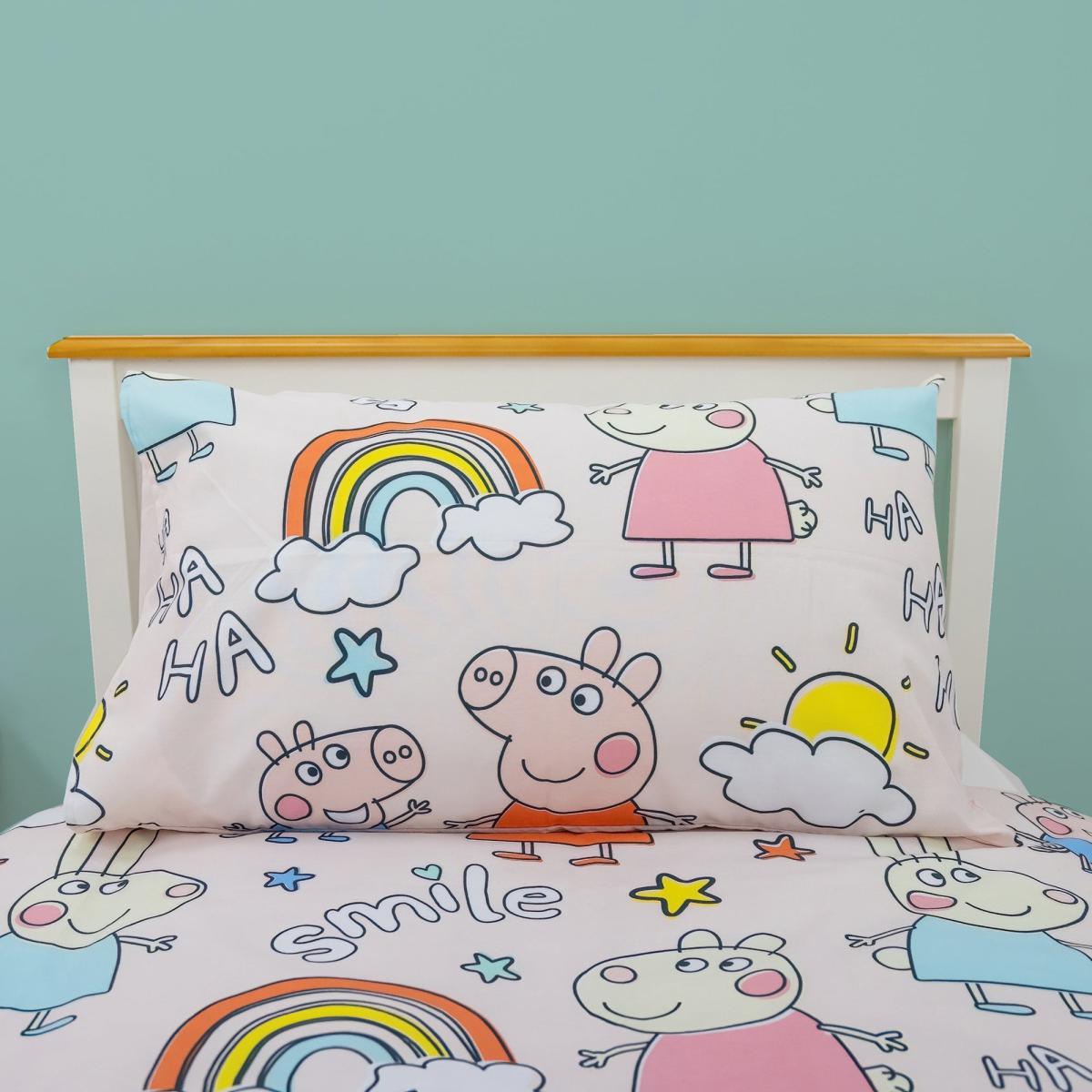 Peppa Pig Playful Duvet Cover and Pillowcase Set Blue – image 4