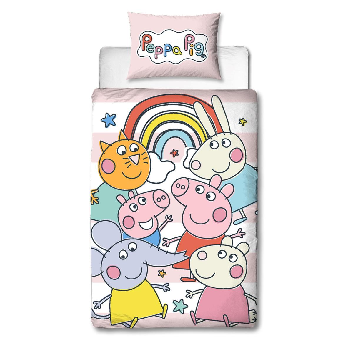 Peppa Pig Playful Duvet Cover and Pillowcase Set Blue – image 5