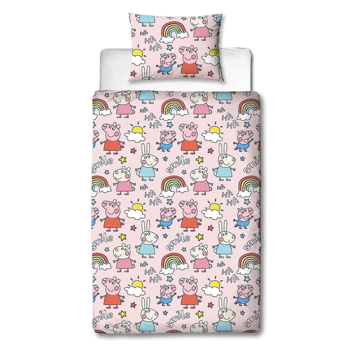 Peppa Pig Playful Duvet Cover and Pillowcase Set Blue – image 6