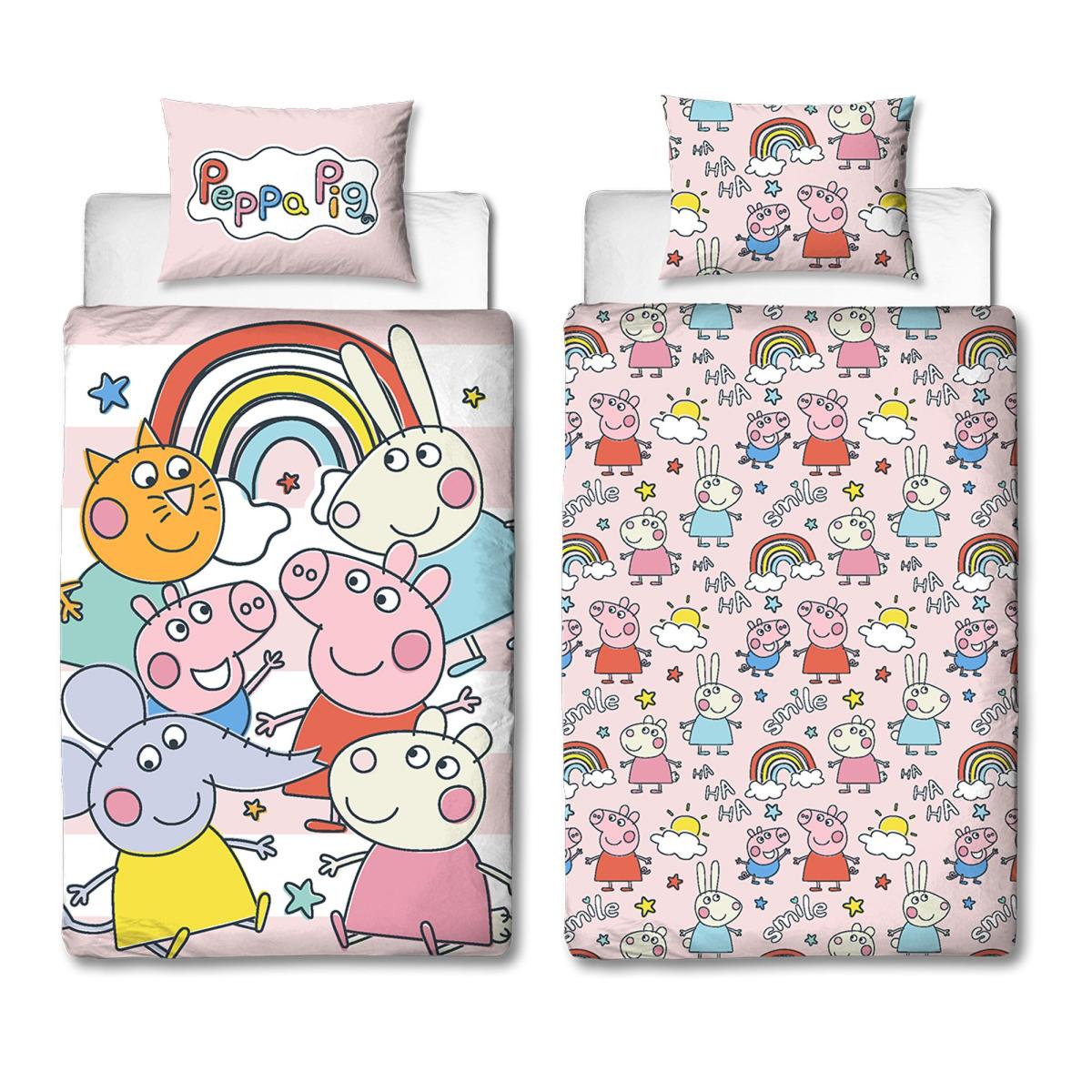 Peppa Pig Playful Duvet Cover and Pillowcase Set Blue – image 7