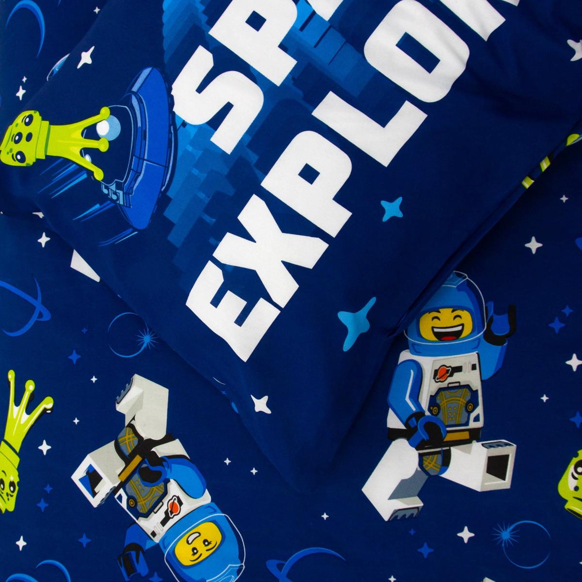 Lego City Single Duvet Cover and Pillowcase Set Blue – image 5
