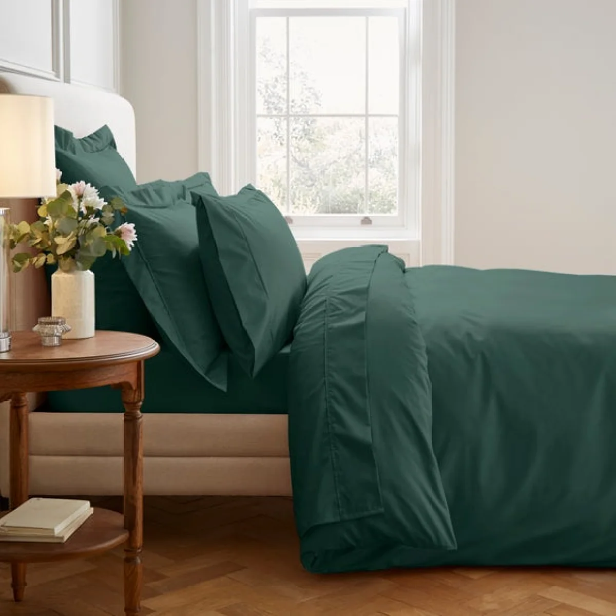 Dorma 400 Thread Count Blue Duvet Cover Blue – image 3