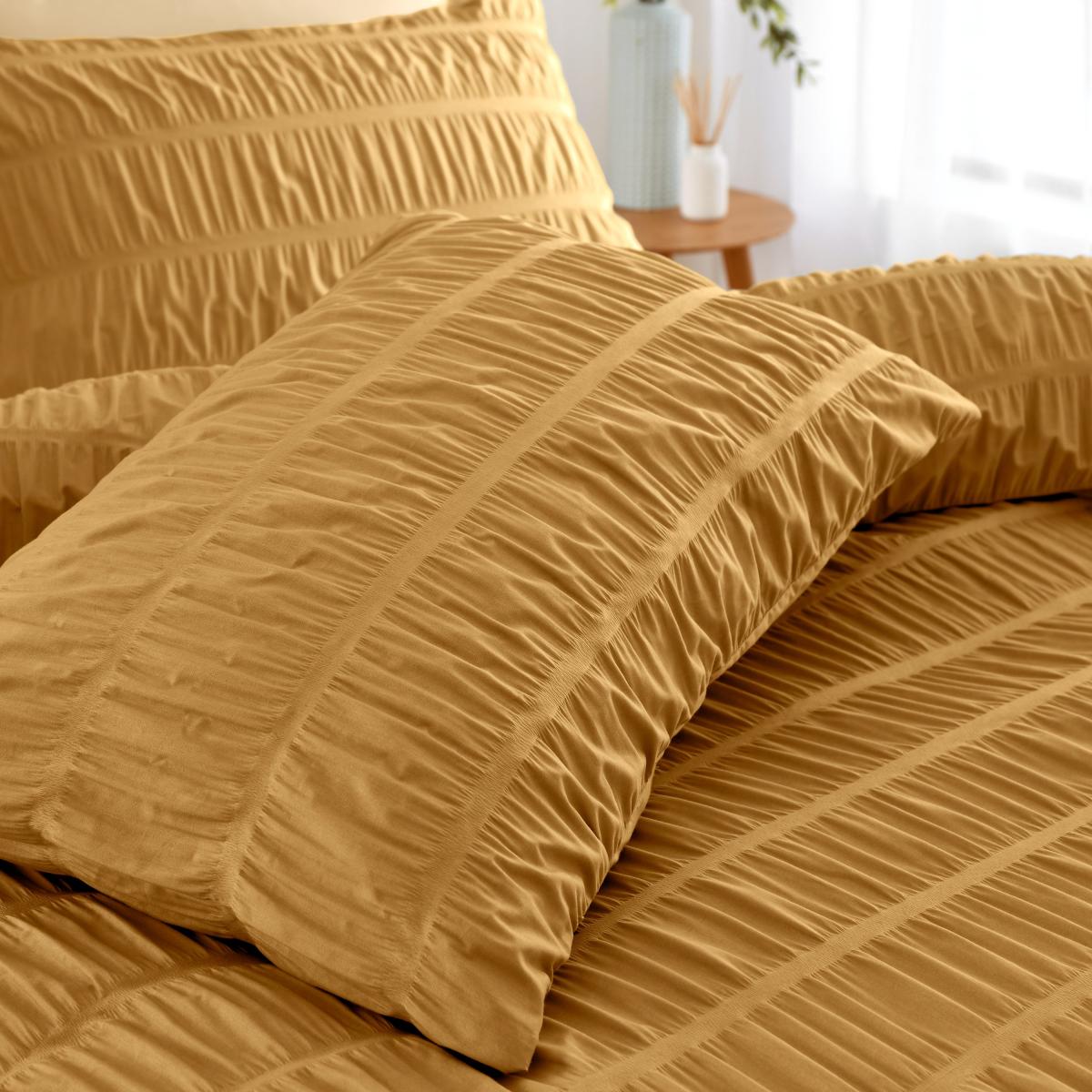 Catherine Lansfield Seersucker Duvet Cover Set – image 2