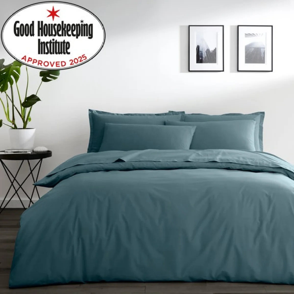 Pure Cotton Duvet Cover Pacific Blue – image 2