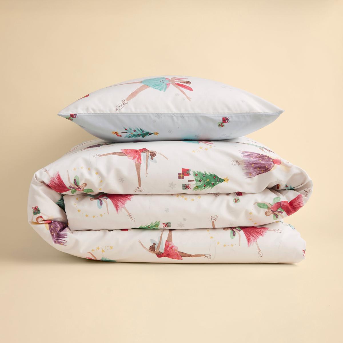 Ice Skating Fairies Duvet Cover Set Blue – image 4