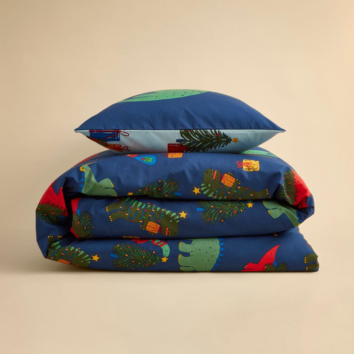 Dino Boys Duvet Cover Set Blue – image 4