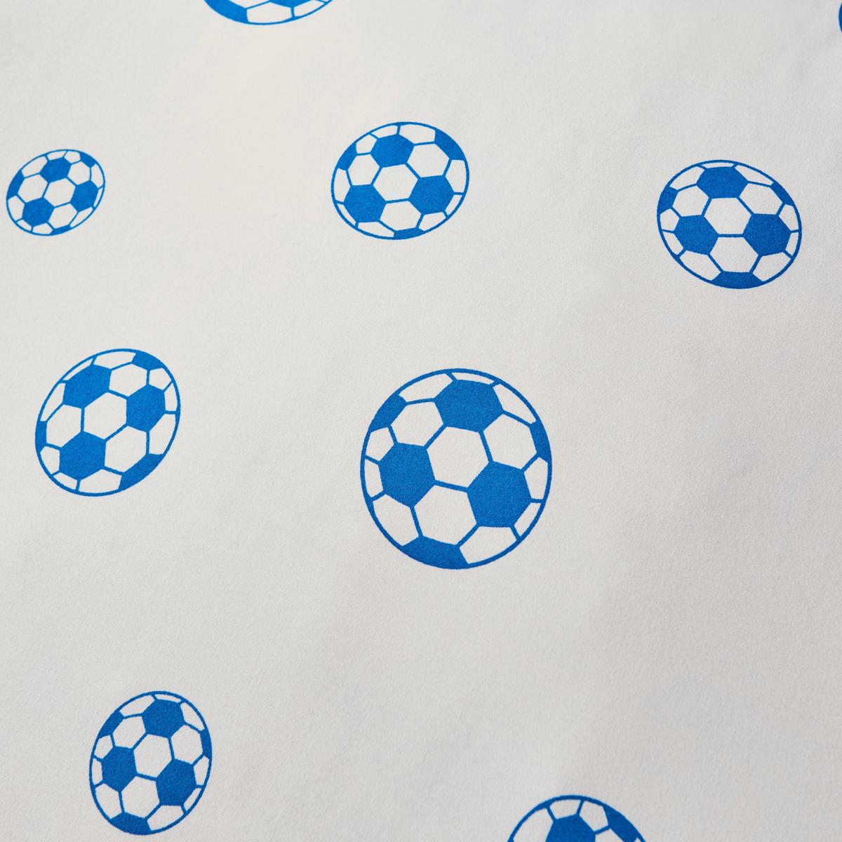 Pixel Football Single Duvet Cover and Pillowcase Set Blue – image 6