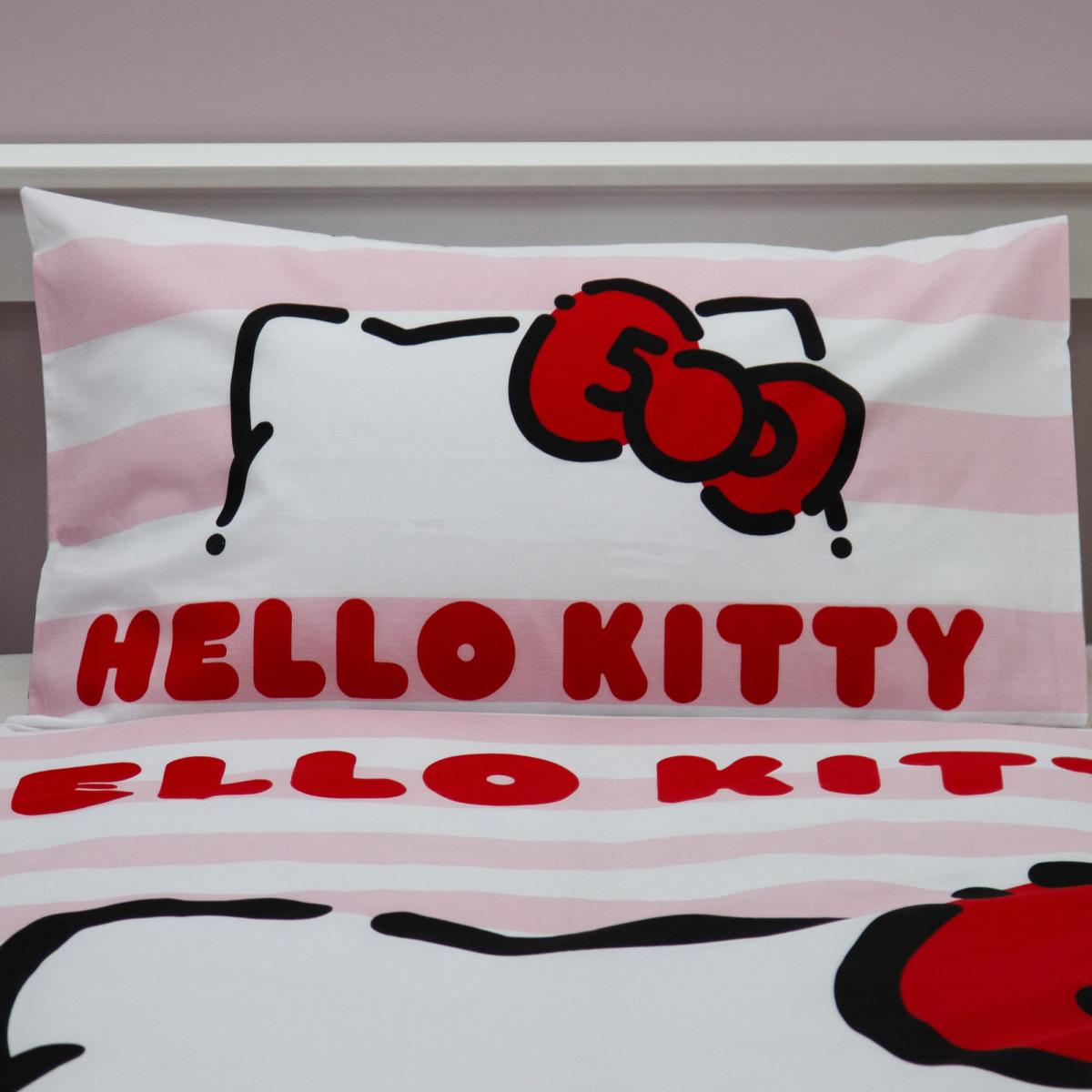 Single Duvet Cover and Pillowcase Set Pink – image 2