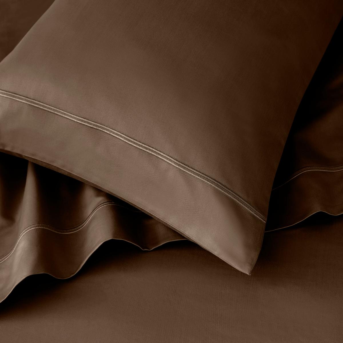 Dorma Egyptian Cotton Sateen 800 Thread Count Duvet Cover Chocolate (Brown) – image 4