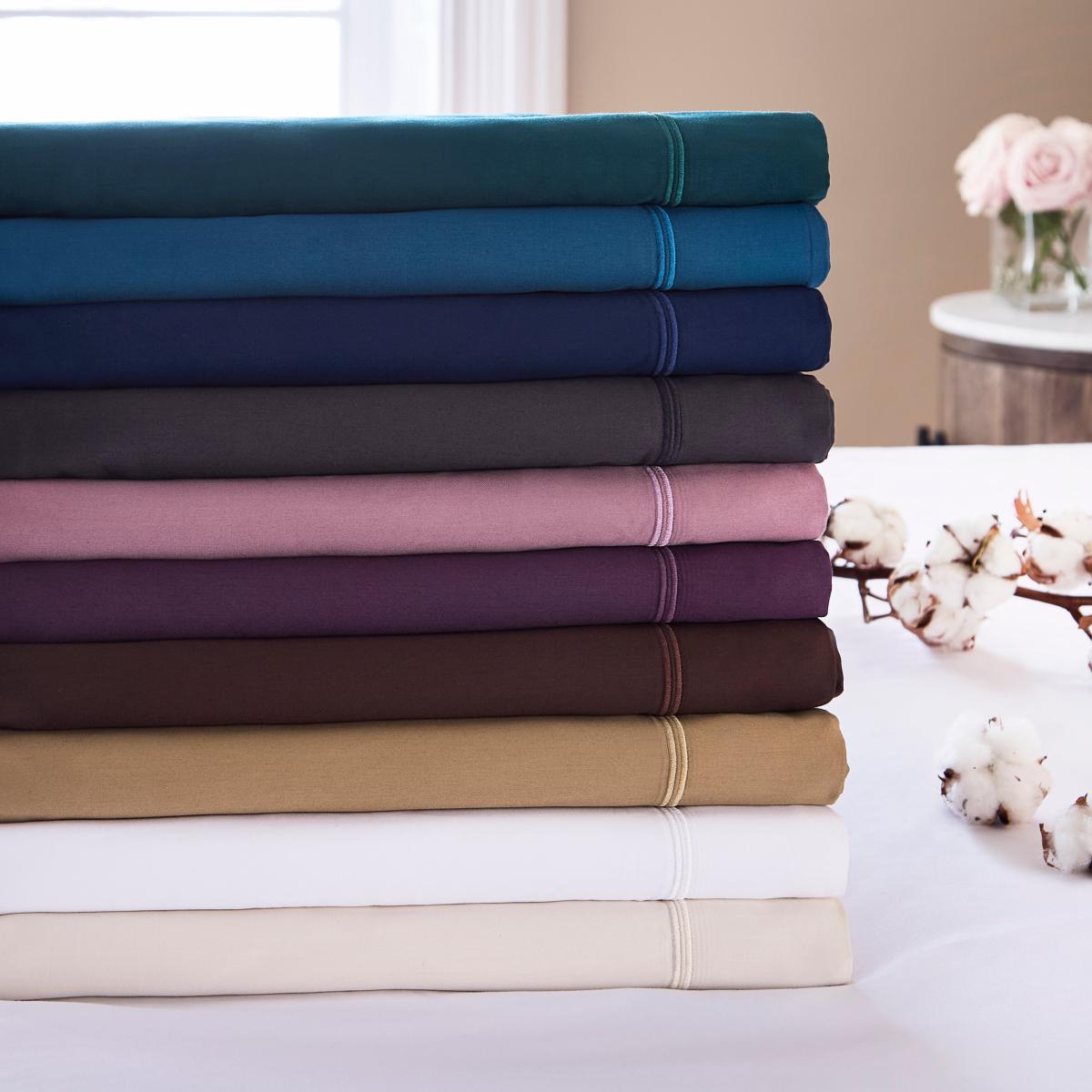 Dorma Egyptian Cotton Sateen 800 Thread Count Duvet Cover Chocolate (Brown) – image 5