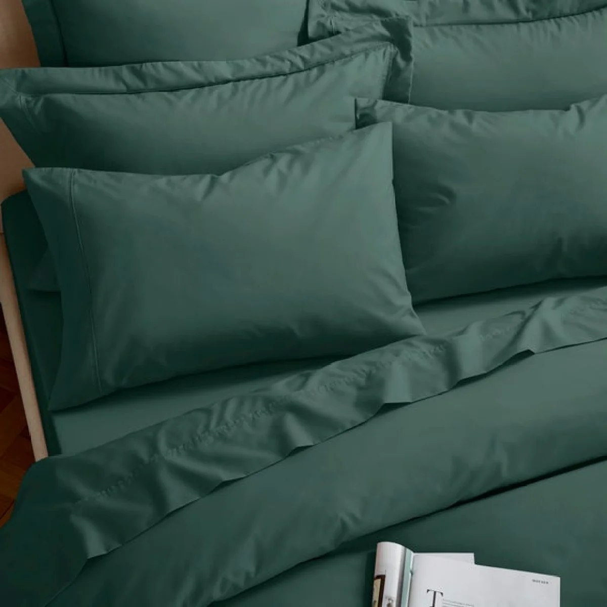 Dorma 400 Thread Count Blue Duvet Cover Blue – image 4