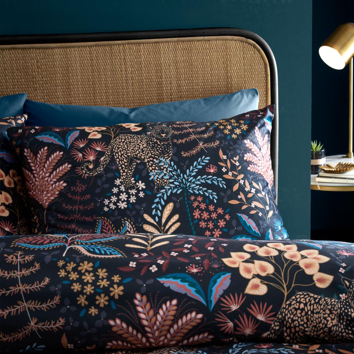 Catherine Lansfield Soft Velvet Exotic Leopard Duvet Cover Set – image 3