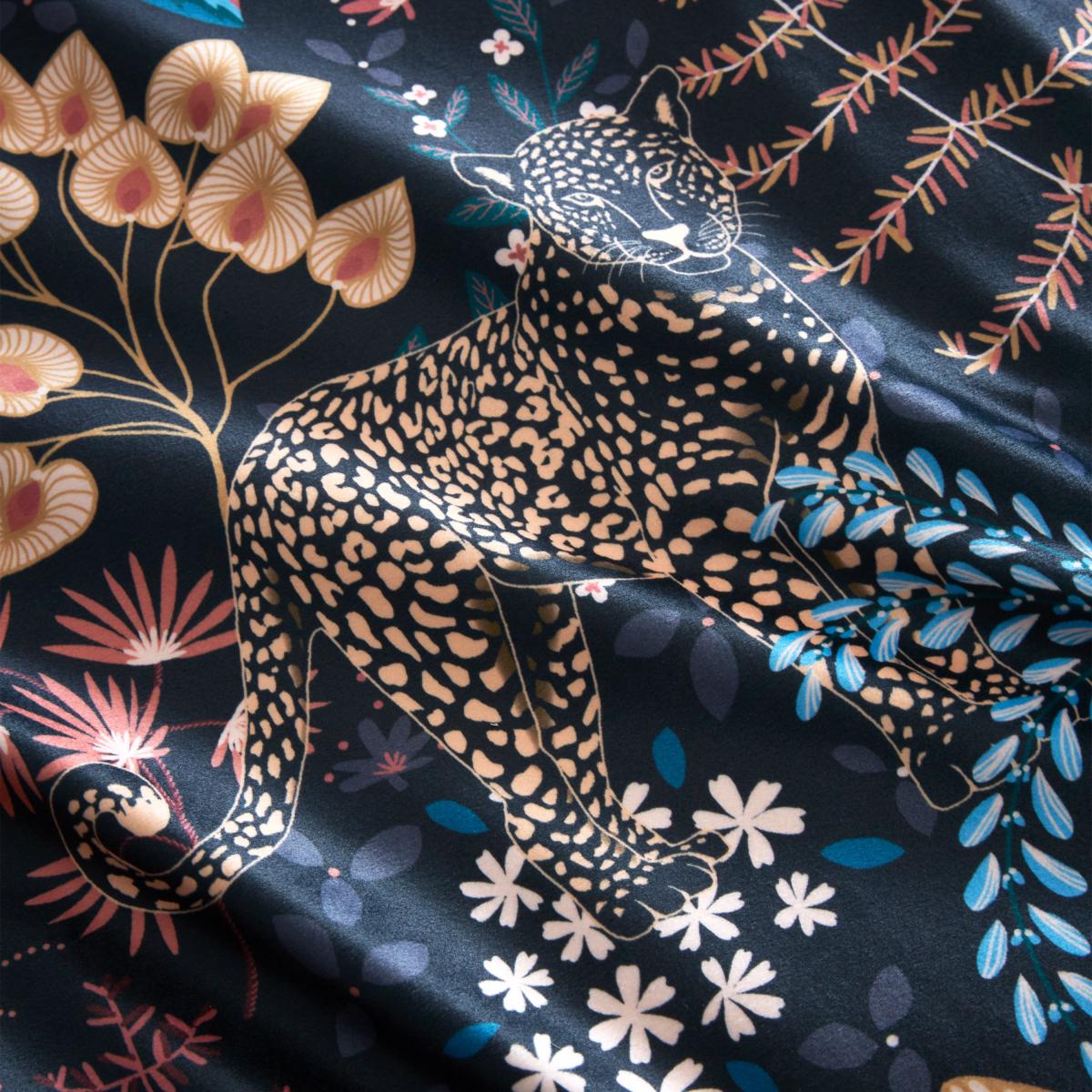 Catherine Lansfield Soft Velvet Exotic Leopard Duvet Cover Set – image 5