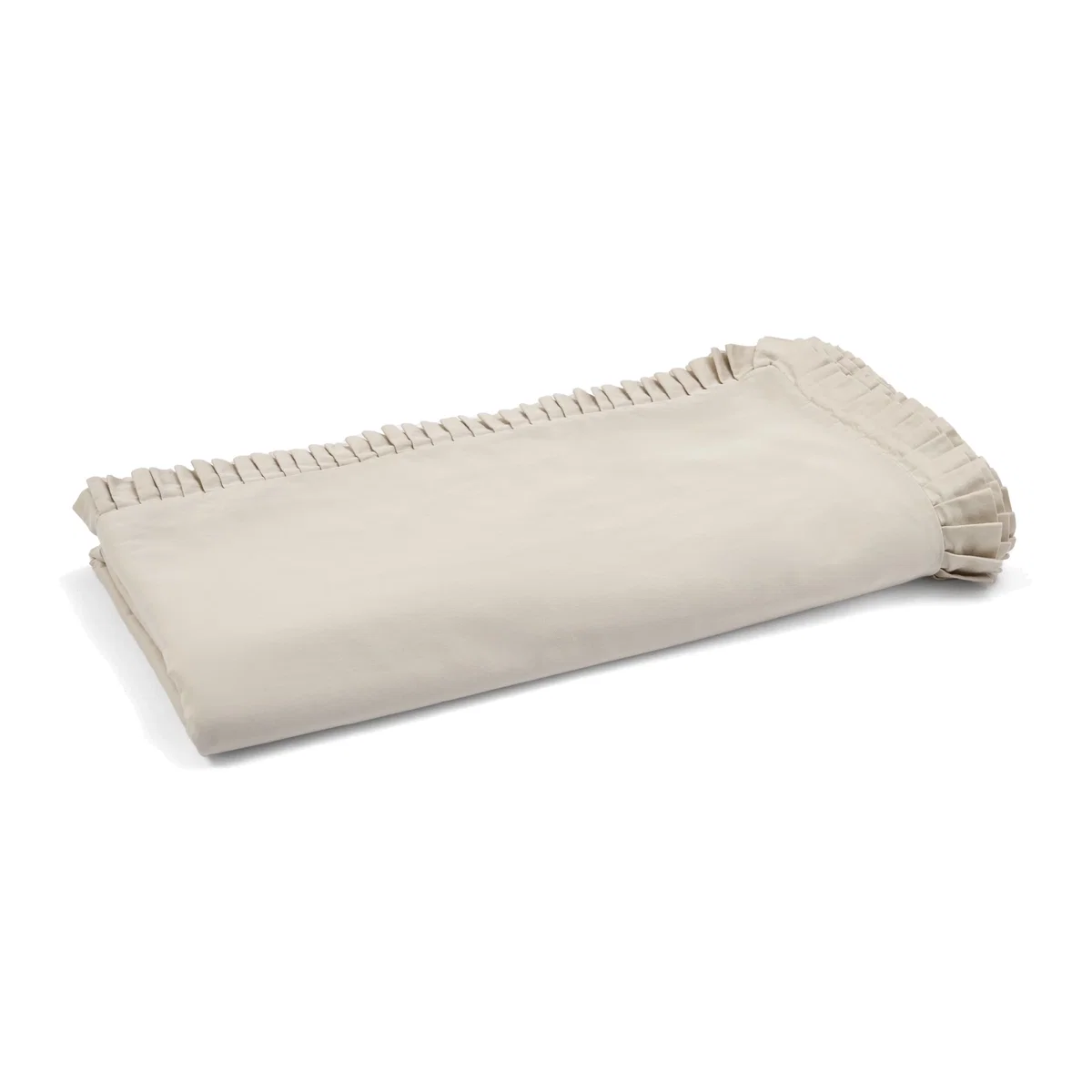 Florence Frill Duvet Cover, King - Natural