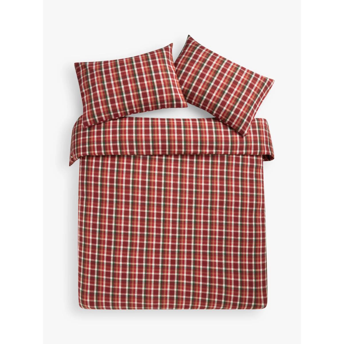 John Lewis Rubin Brush Check Cotton Duvet Cover Set – image 2