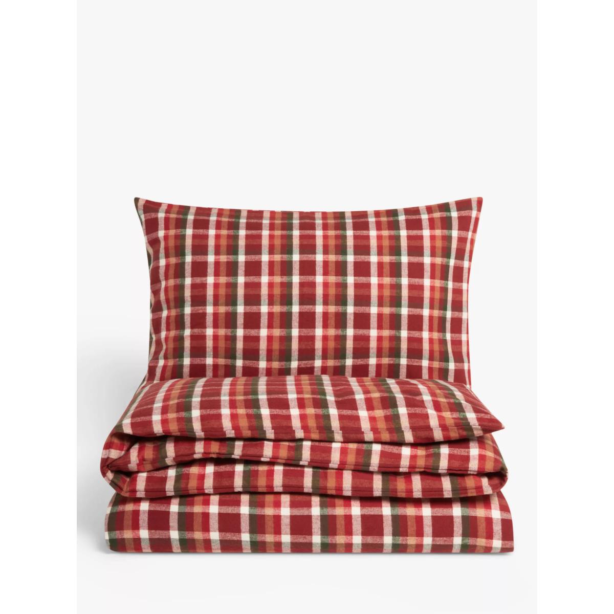 John Lewis Rubin Brush Check Cotton Duvet Cover Set – image 5
