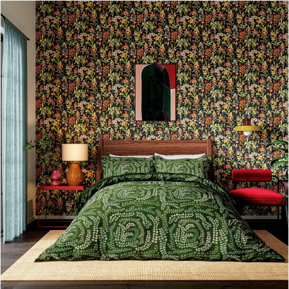 Harlequin Fayola Cotton Duvet Cover Set – image 1
