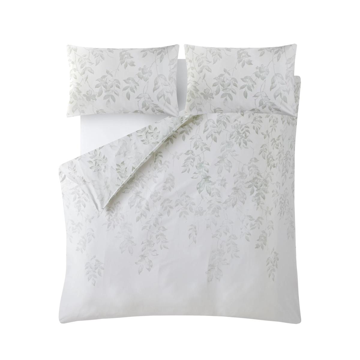 Laura Ashley Lockwood Cotton Duvet Cover Set, Green Mid – image 4