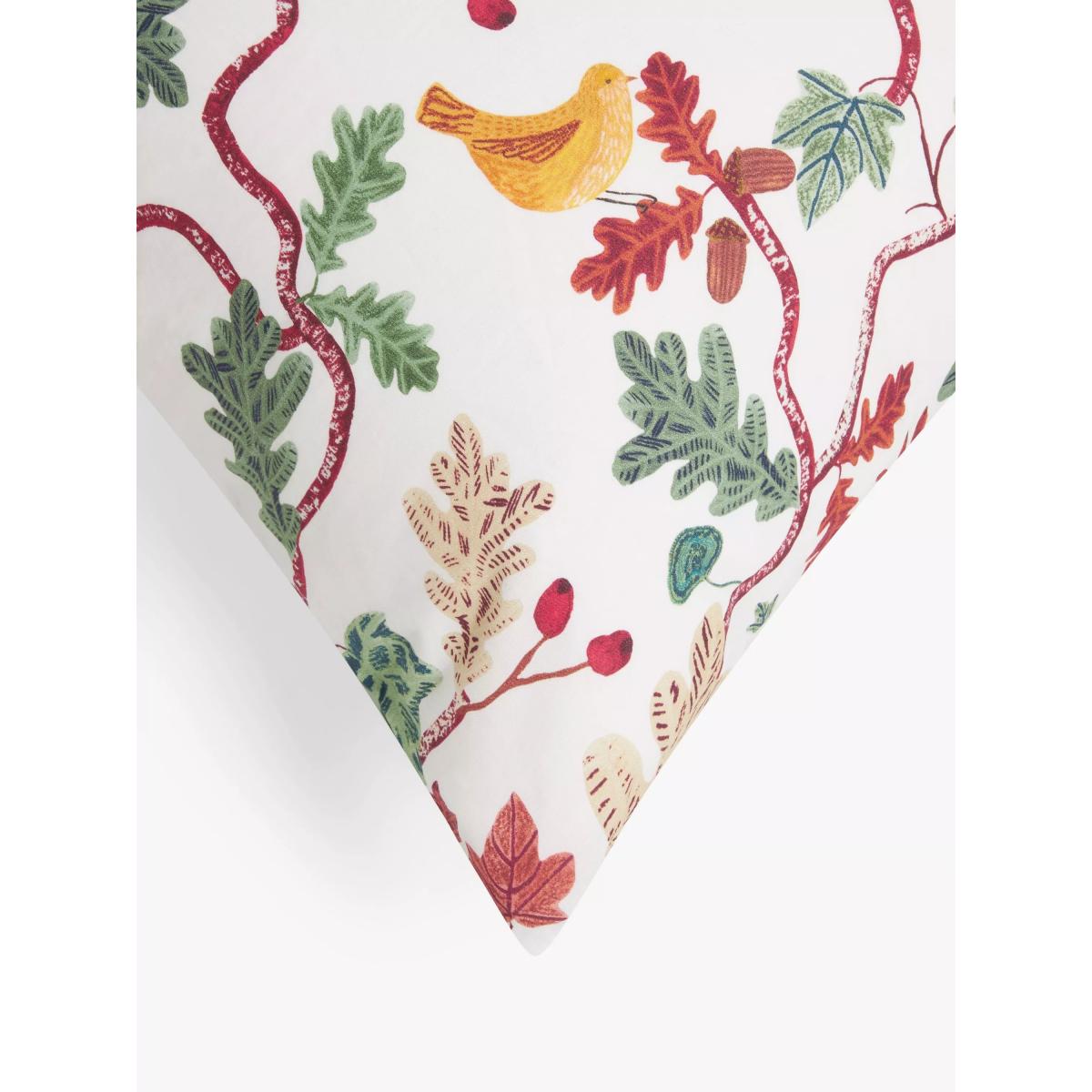 John Lewis ANYDAY Christmas Leaves and Birds Duvet Cover Set – image 5